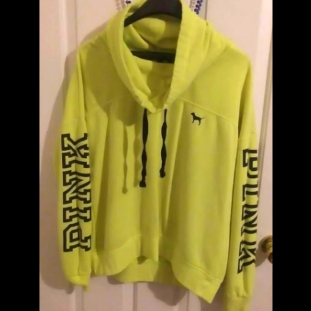 Highlighted yellow "pink" hoodie